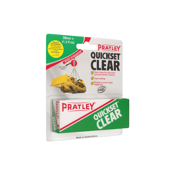 Pratley Glue Quickset Clear